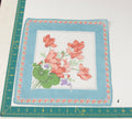 Floral vintage handkerchief - h0402