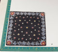 Floral vintage handkerchief - h0404