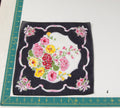 Floral vintage handkerchief - h0408