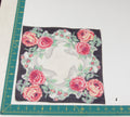 Floral vintage handkerchief - h0409