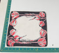Floral vintage handkerchief - h0411