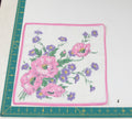 Floral vintage handkerchief - h0414