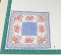 Floral vintage handkerchief - h0420