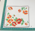 Floral vintage handkerchief - h0424