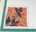 Floral vintage handkerchief - h0425