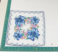 Floral vintage handkerchief - h0429