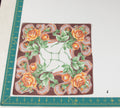 Floral vintage handkerchief - h0430