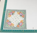Floral vintage handkerchief - h0437