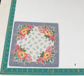 Floral vintage handkerchief - h0438