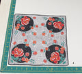 Floral vintage handkerchief - h0444