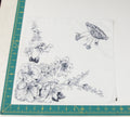 Floral vintage handkerchief - h0450