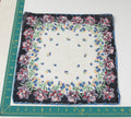 Floral vintage handkerchief - h0452