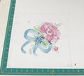 Floral vintage handkerchief - h0454