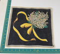 Floral vintage handkerchief - h0458
