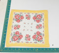 Floral vintage handkerchief - h0464