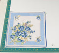 Floral vintage handkerchief - h0466