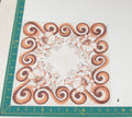 Floral vintage handkerchief - h0468