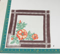 Floral vintage handkerchief - h0469
