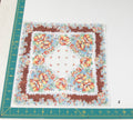 Floral vintage handkerchief - h0472