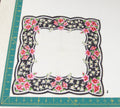 Floral vintage handkerchief - h0476