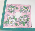 Floral vintage handkerchief - h0480