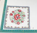 Floral vintage handkerchief - h0481