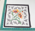 Floral vintage handkerchief - h0482