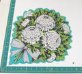 Floral vintage handkerchief - h0483