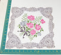 Floral vintage handkerchief - h0484