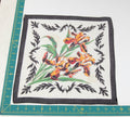 Floral vintage handkerchief - h0489