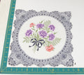 Floral vintage handkerchief - h0493