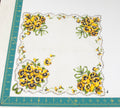 Floral vintage handkerchief - h0494