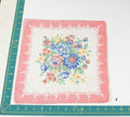 Floral vintage handkerchief - h0501