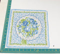 Floral vintage handkerchief - h0511