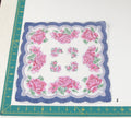 Floral vintage handkerchief - h0516