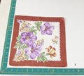 Floral vintage handkerchief - h0520