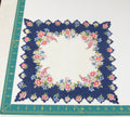 Floral vintage handkerchief - h0521