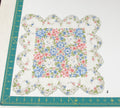 Floral vintage handkerchief - h0522