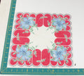 Floral vintage handkerchief - h0524