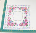 Floral vintage handkerchief - h0527