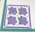 Floral vintage handkerchief - h0534