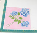Floral vintage handkerchief - h0536