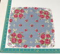 Floral vintage handkerchief - h0541